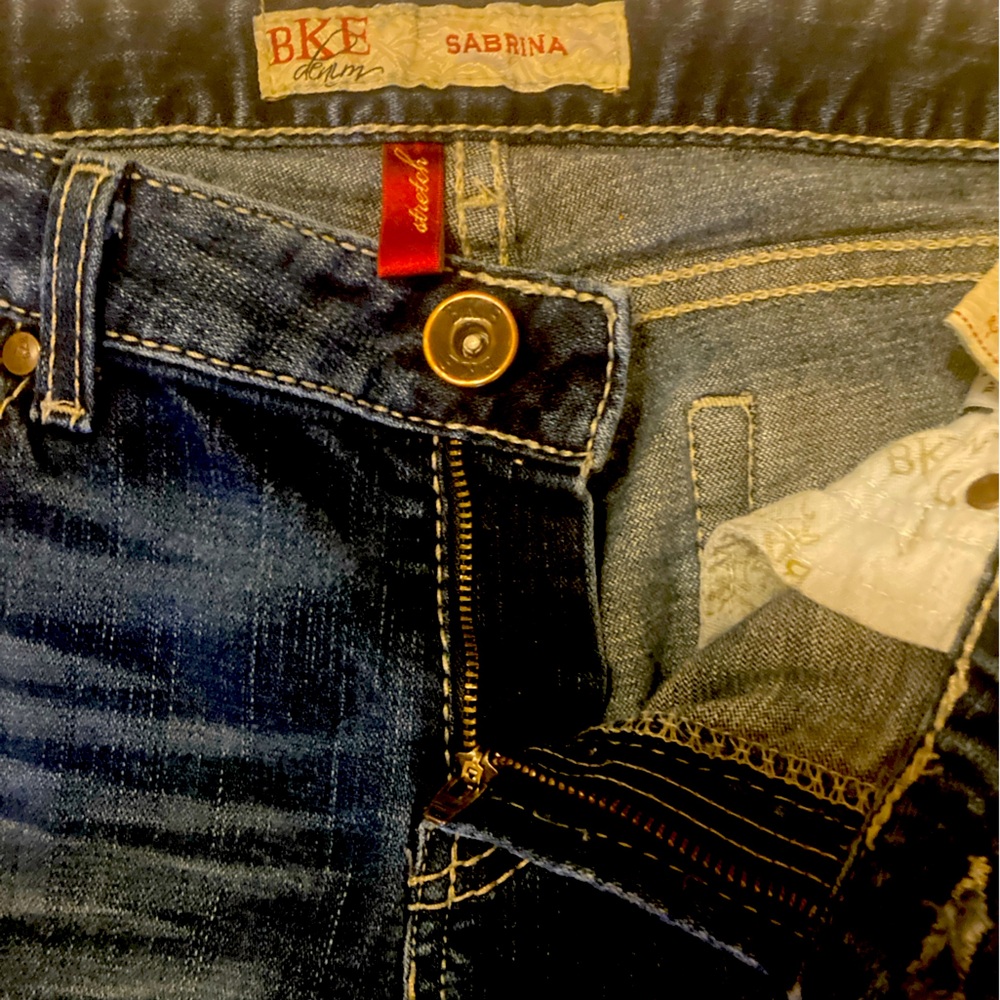 BKE Sabrina Dark Blue Flare Jeans